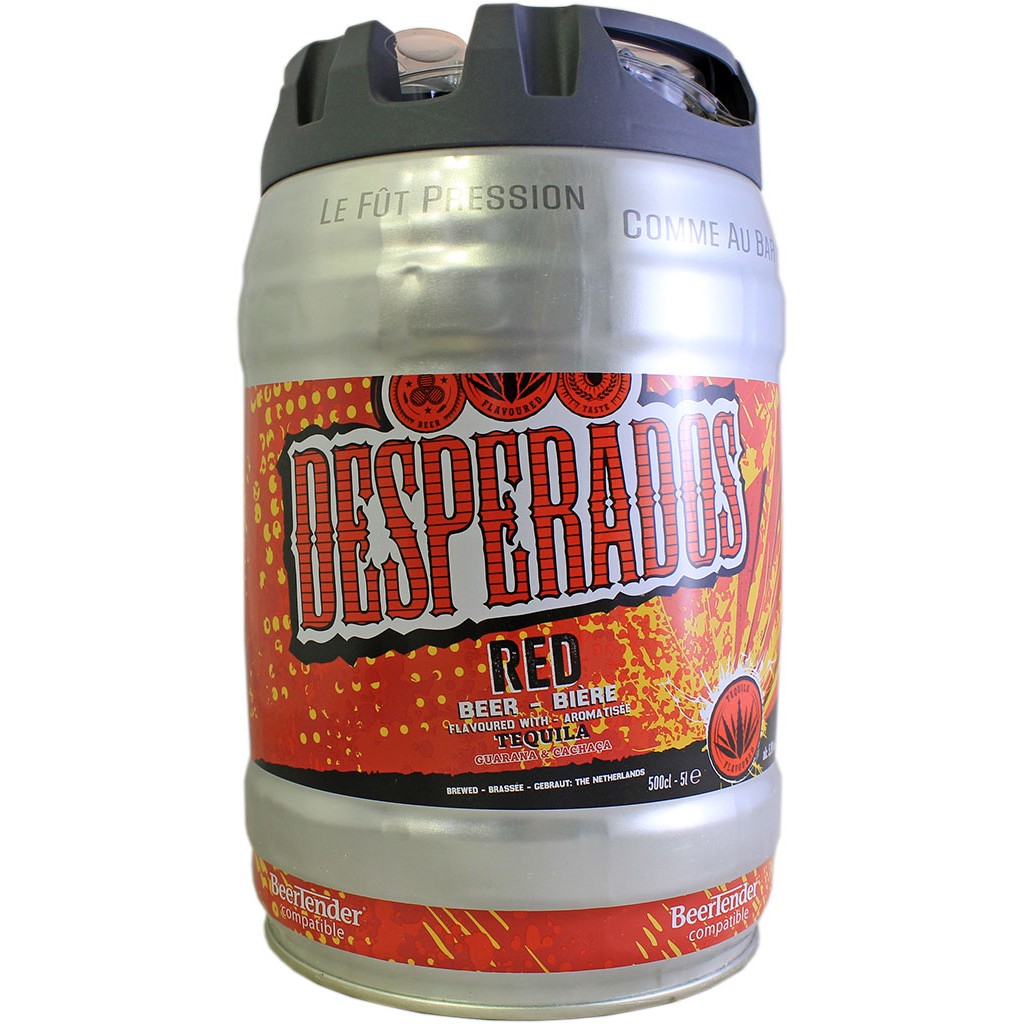 Fût Beertender 5L Desperados red