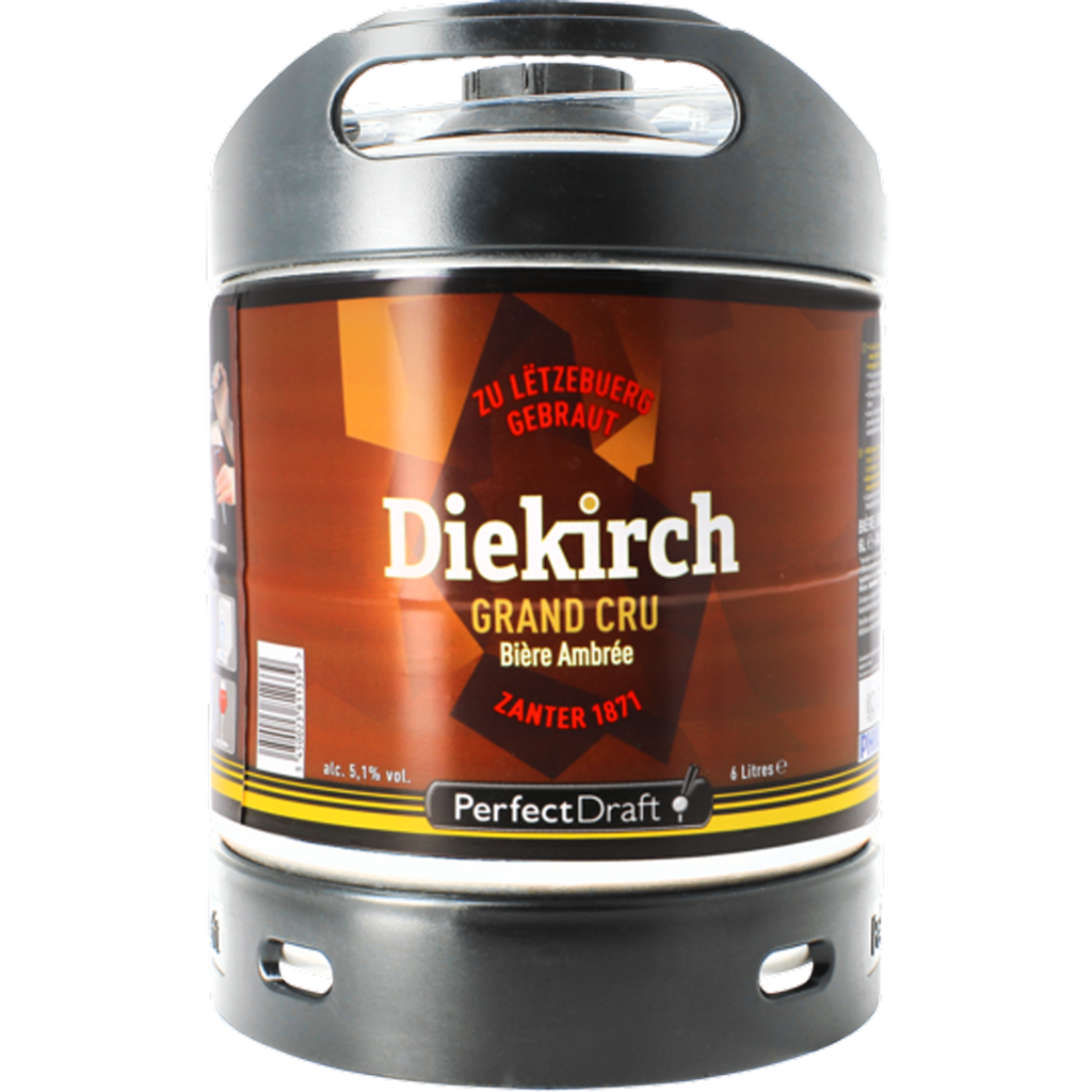 Fût bière Perfectdraft 6L Diekirch Grand Cru - Bière Discount