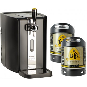 Pack Tireuse à bière PerfectDraft Leffe Blonde - 5 euros de consigne inclus  - Idée cadeau - La cave Cdiscount