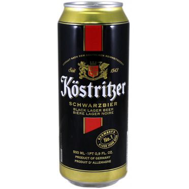 Canette Köstritzer schwarzbier 50cl
