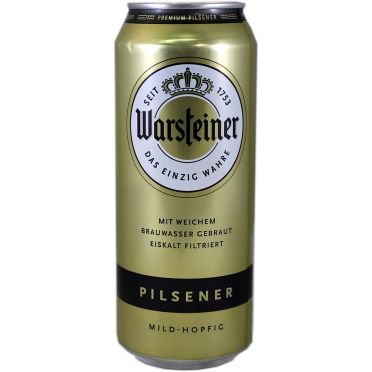 Canette warsteiner 50cl