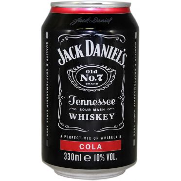 Canette Jack Daniel's Cola 33cl